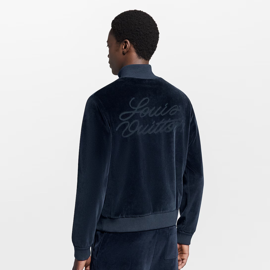 Chic Velvet Track Top