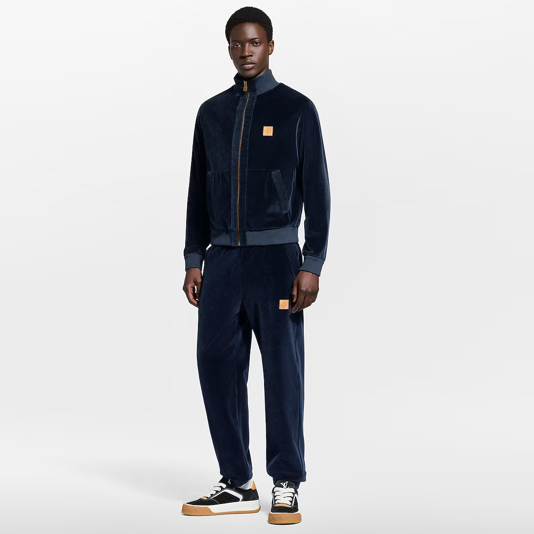 Chic Velvet Track Top