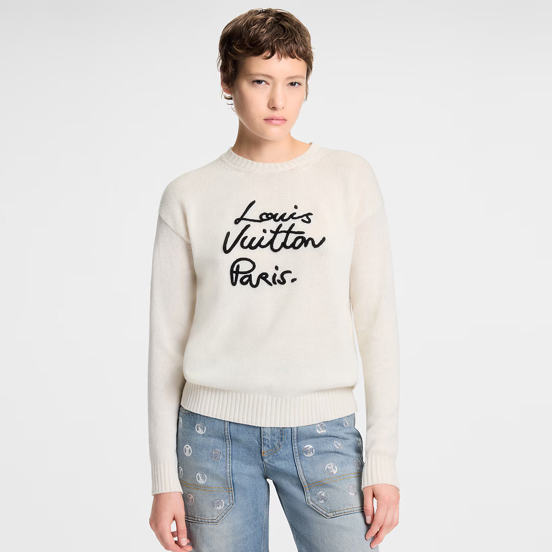 Cursive Signature Pullover