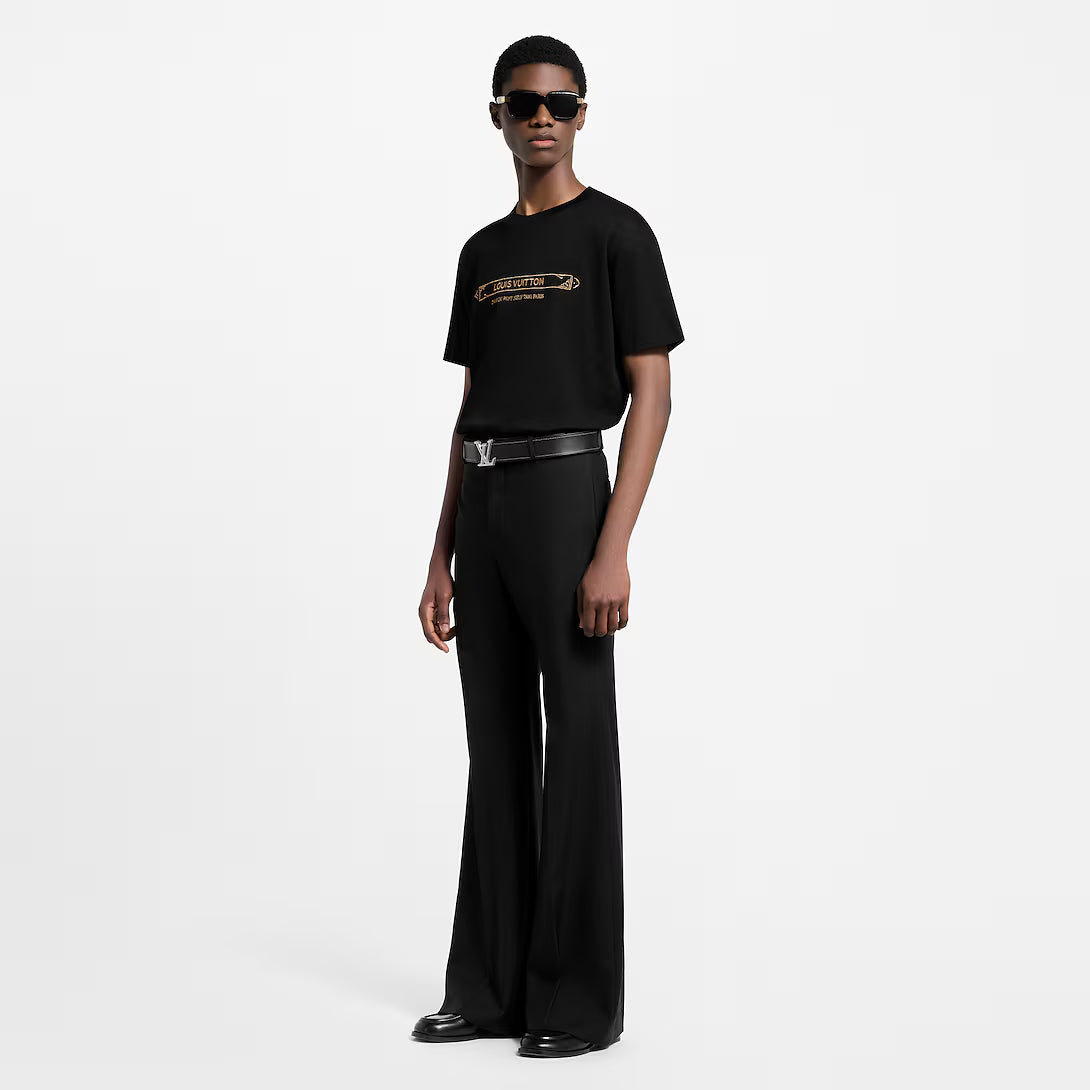 Embellished Damier Pique T-Shirt
