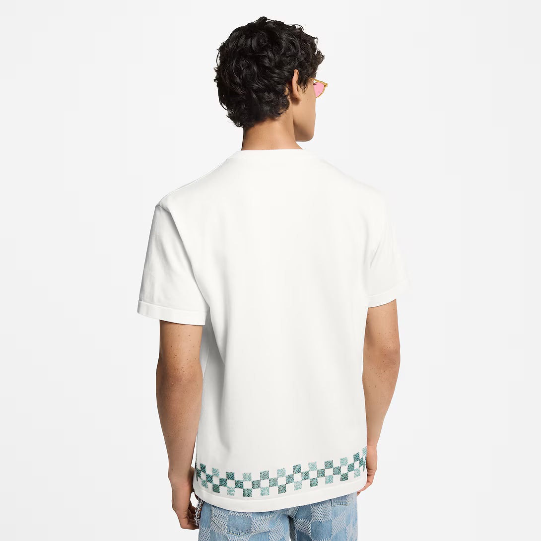 Embellished Short-Sleeved Crewneck