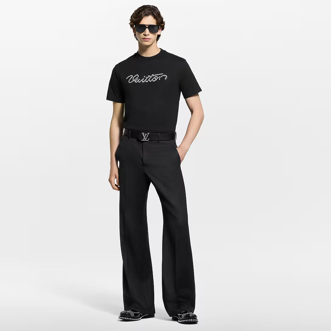 Embellished Signature Short-Sleeved T-Shirt