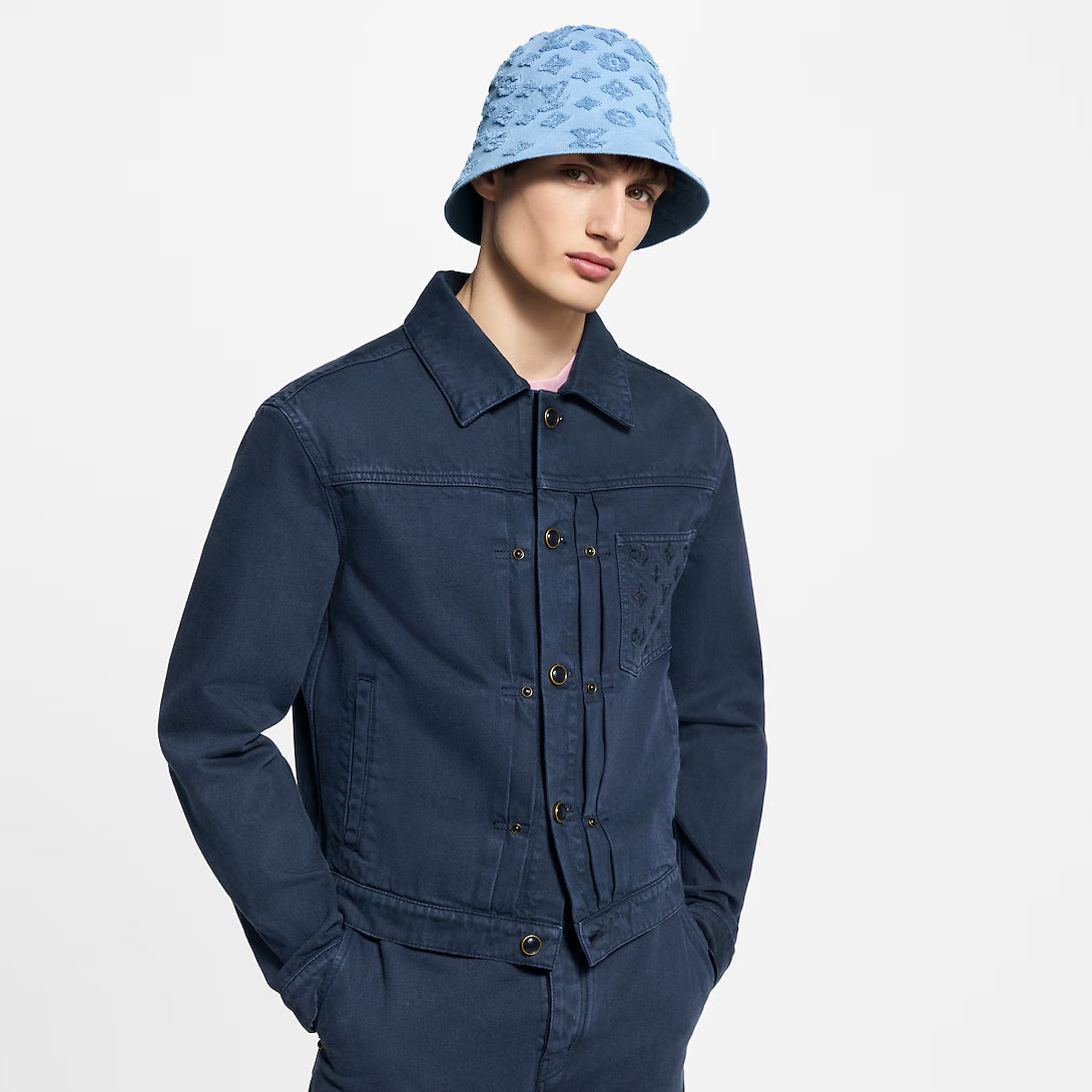 Garment-Dyed Denim Type II Trucker Jacket