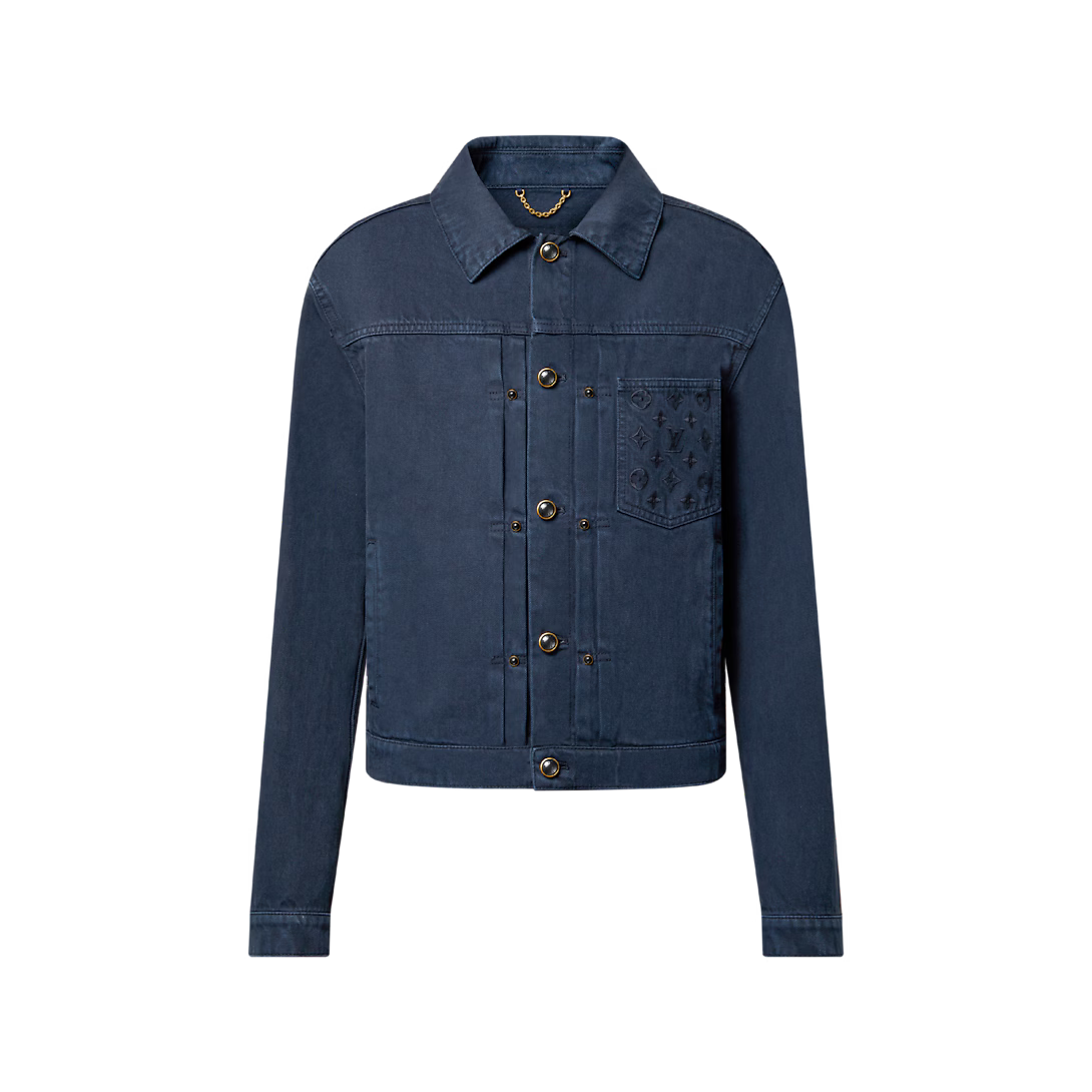 Garment-Dyed Denim Type II Trucker Jacket