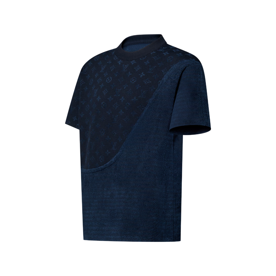 Graphic Jacquard Short-Sleeved Crewneck