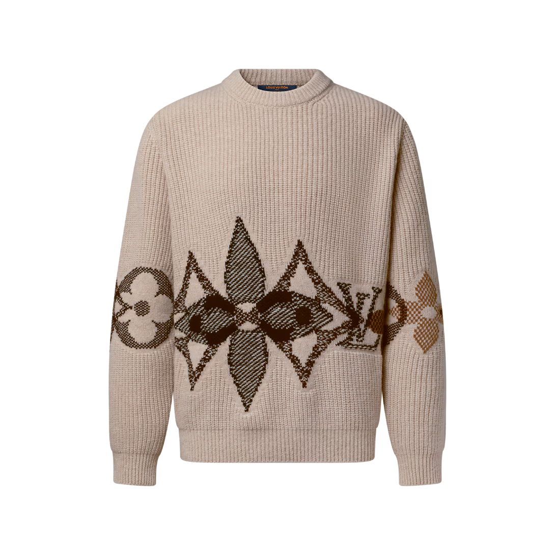 Graphic Knitted Crewneck