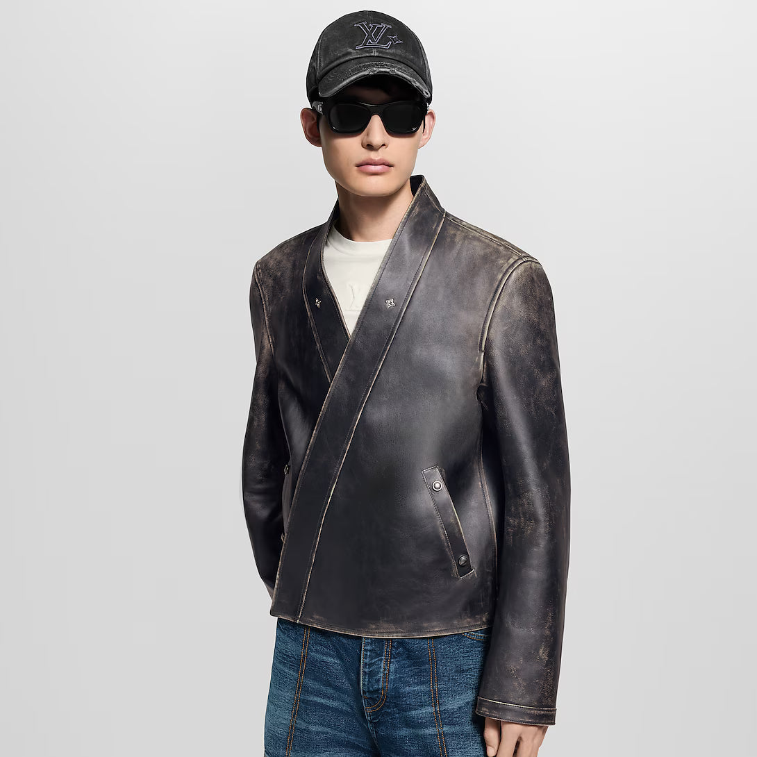 Leather Karate Jacket
