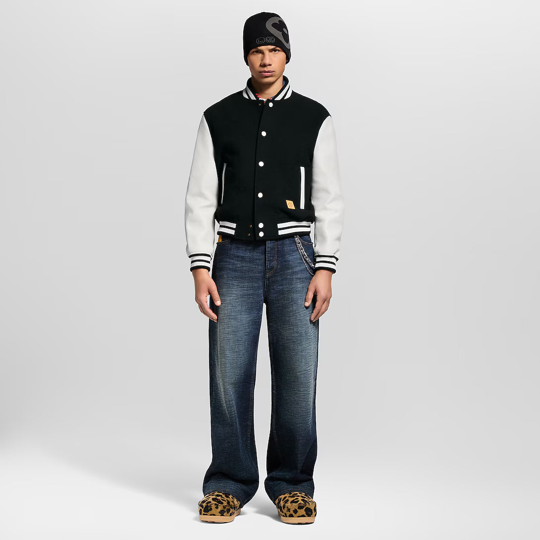 Leather Signature Varsity Jacket