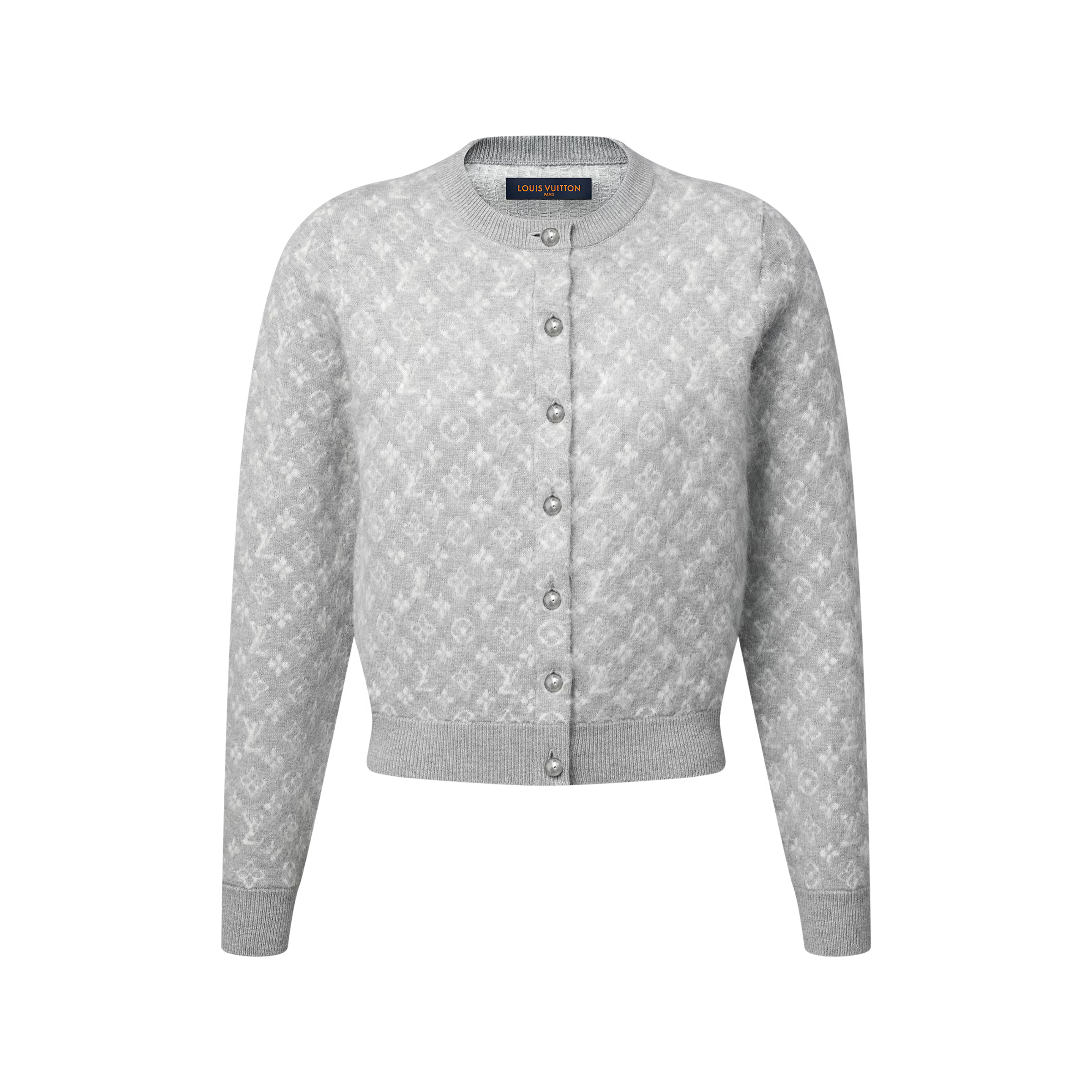 Monogram Brushed Knit Cardigan