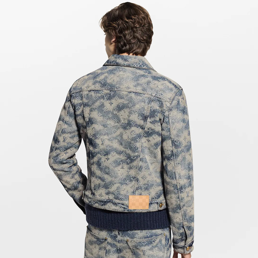 Monogram Denim Trucker Jacket