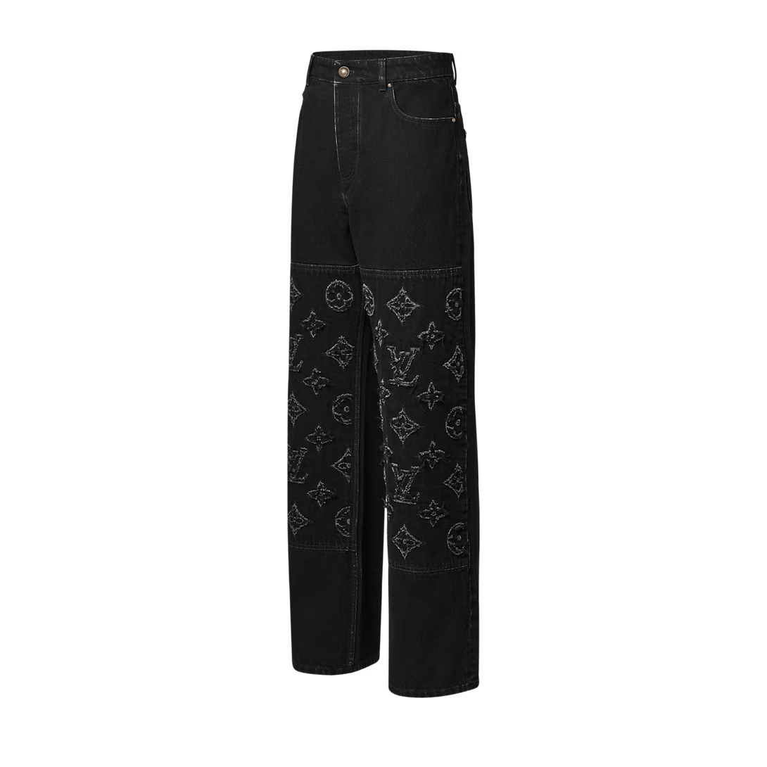 Monogram Destroy Denim Pants