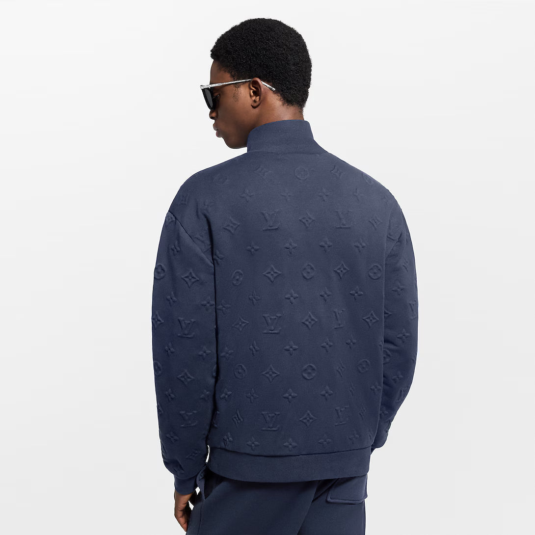 Monogram Embossed Track Top
