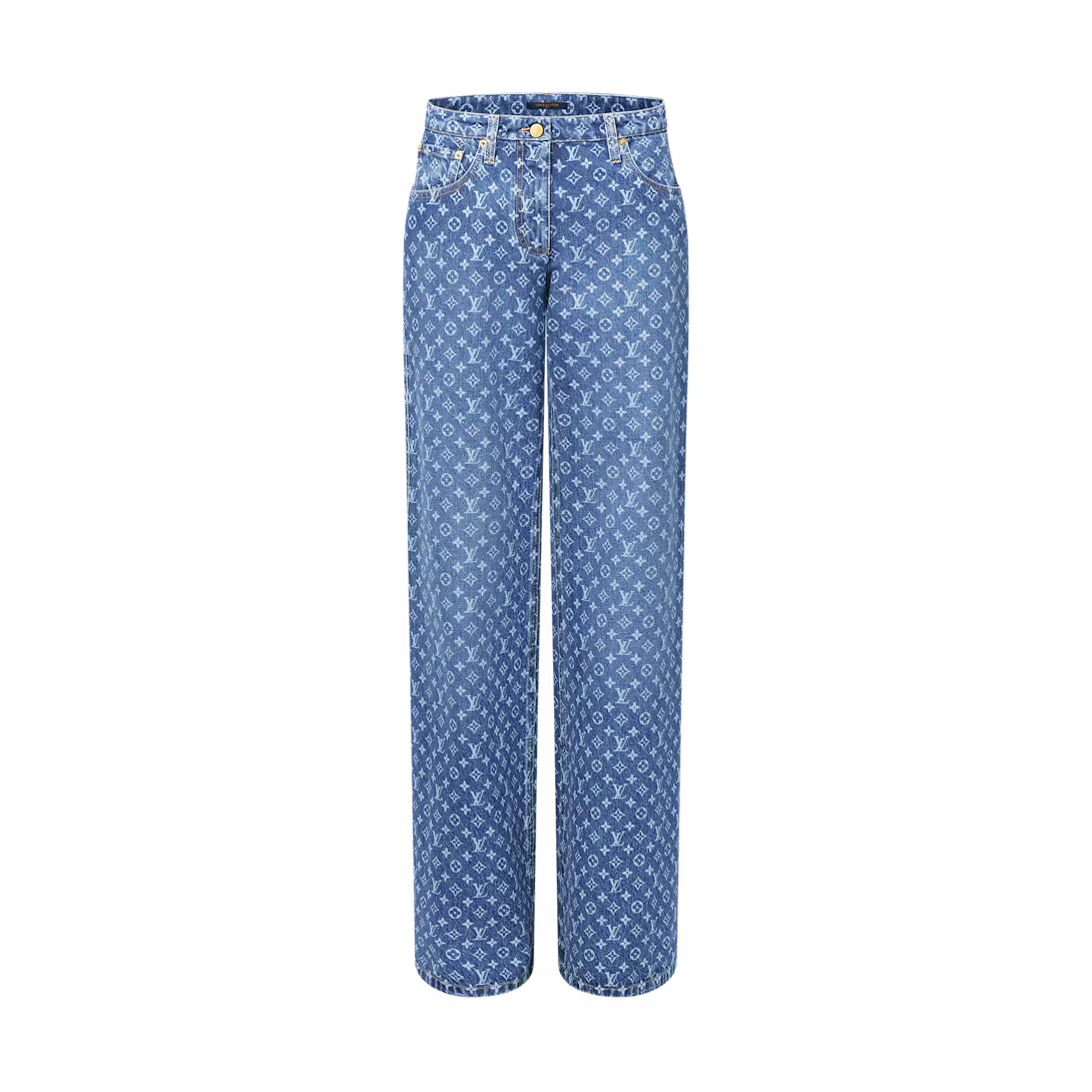Monogram Flared Jeans