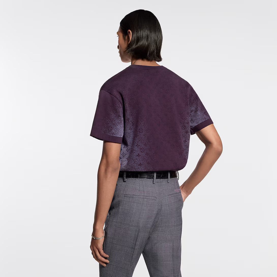 Monogram Jacquard Short-Sleeved Crewneck
