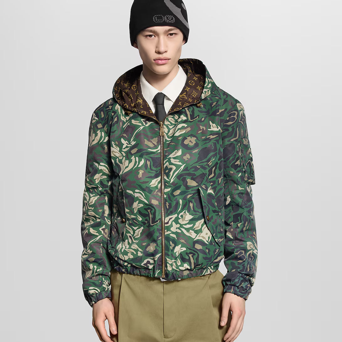 Monogram Reversible Windbreaker