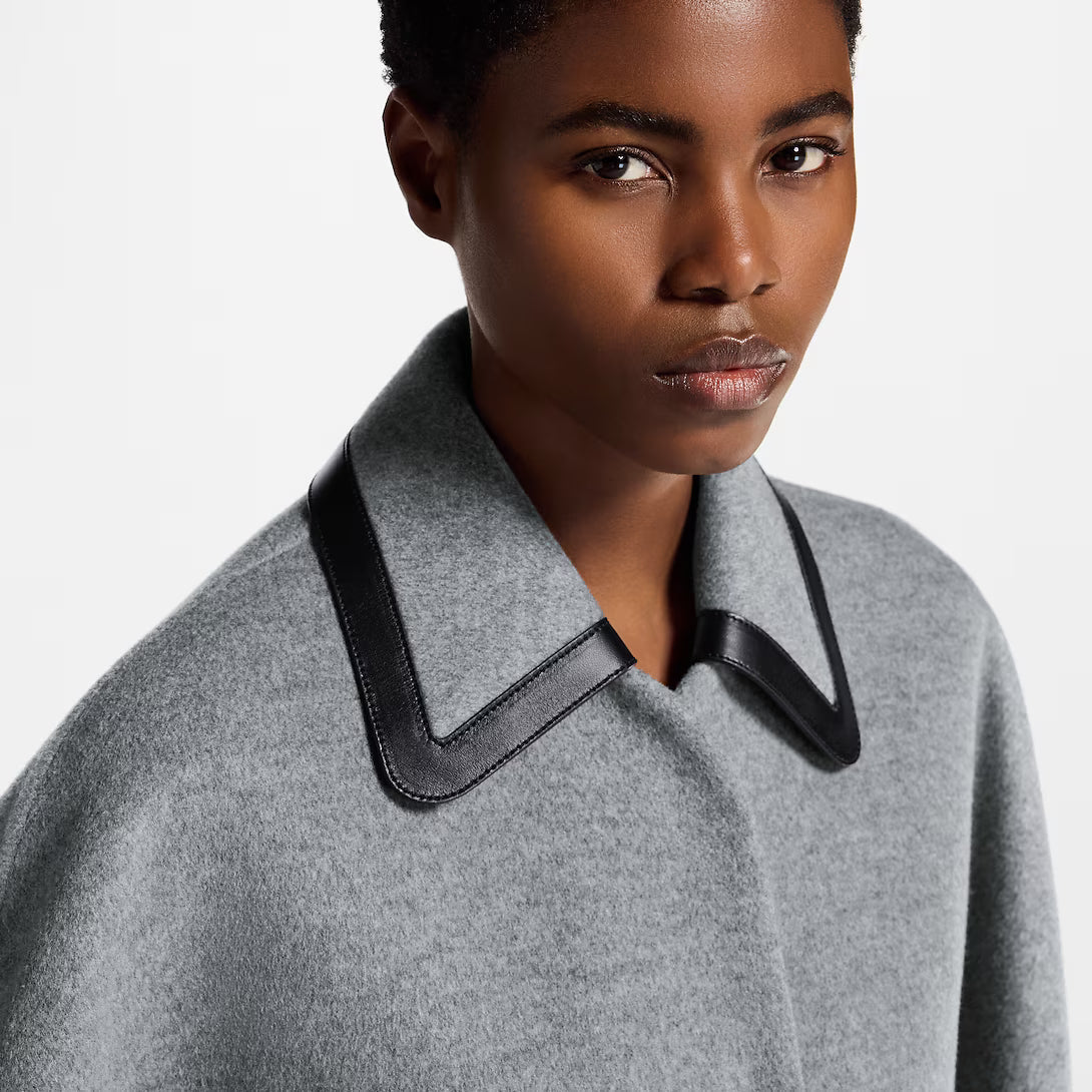 Removable Collar Double Face Coat