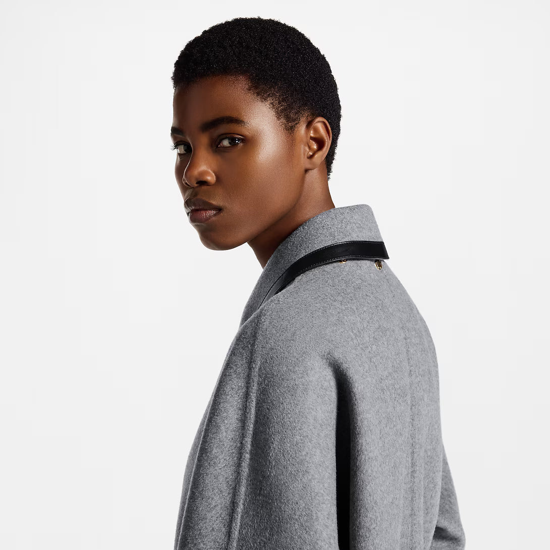 Removable Collar Double Face Coat