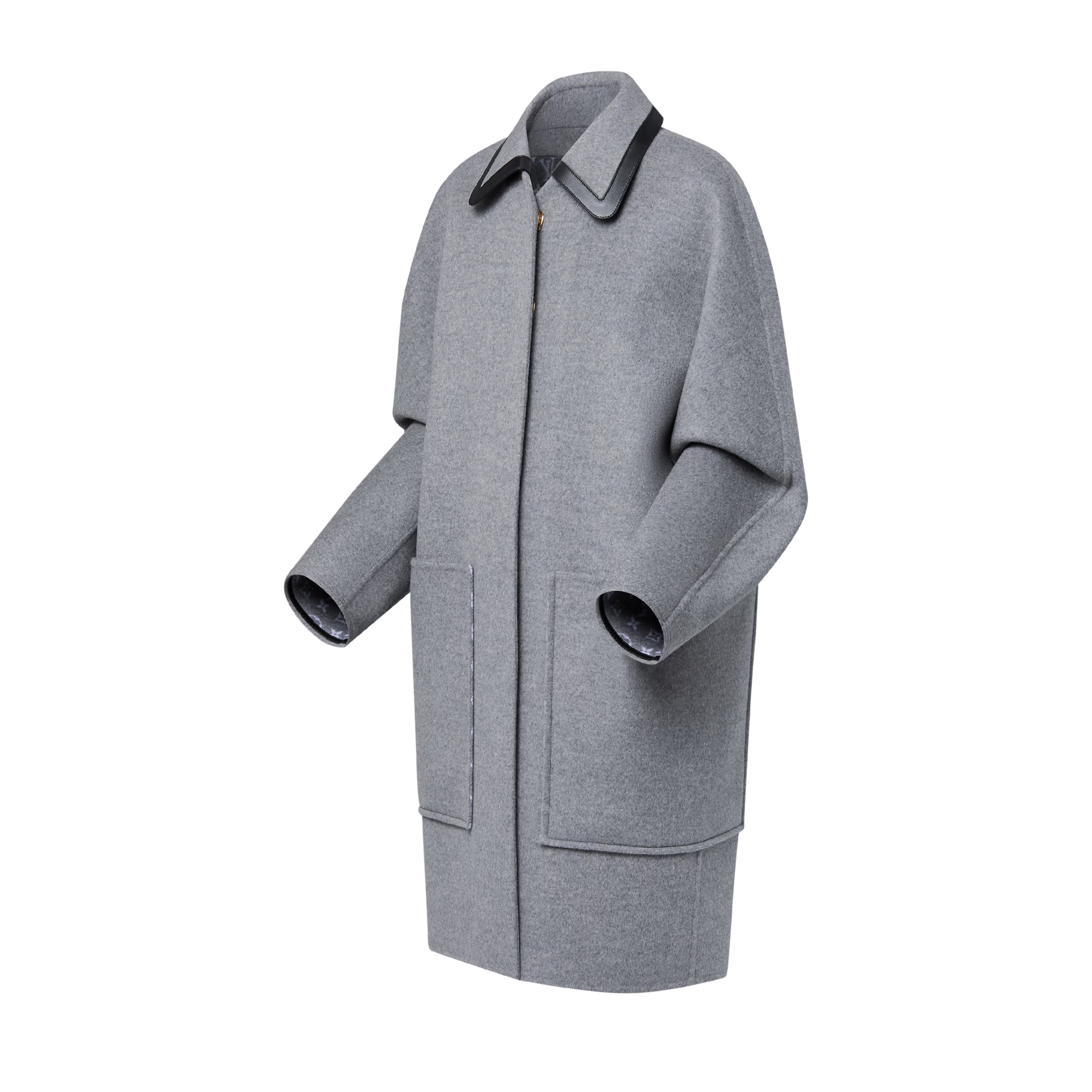 Removable Collar Double Face Coat