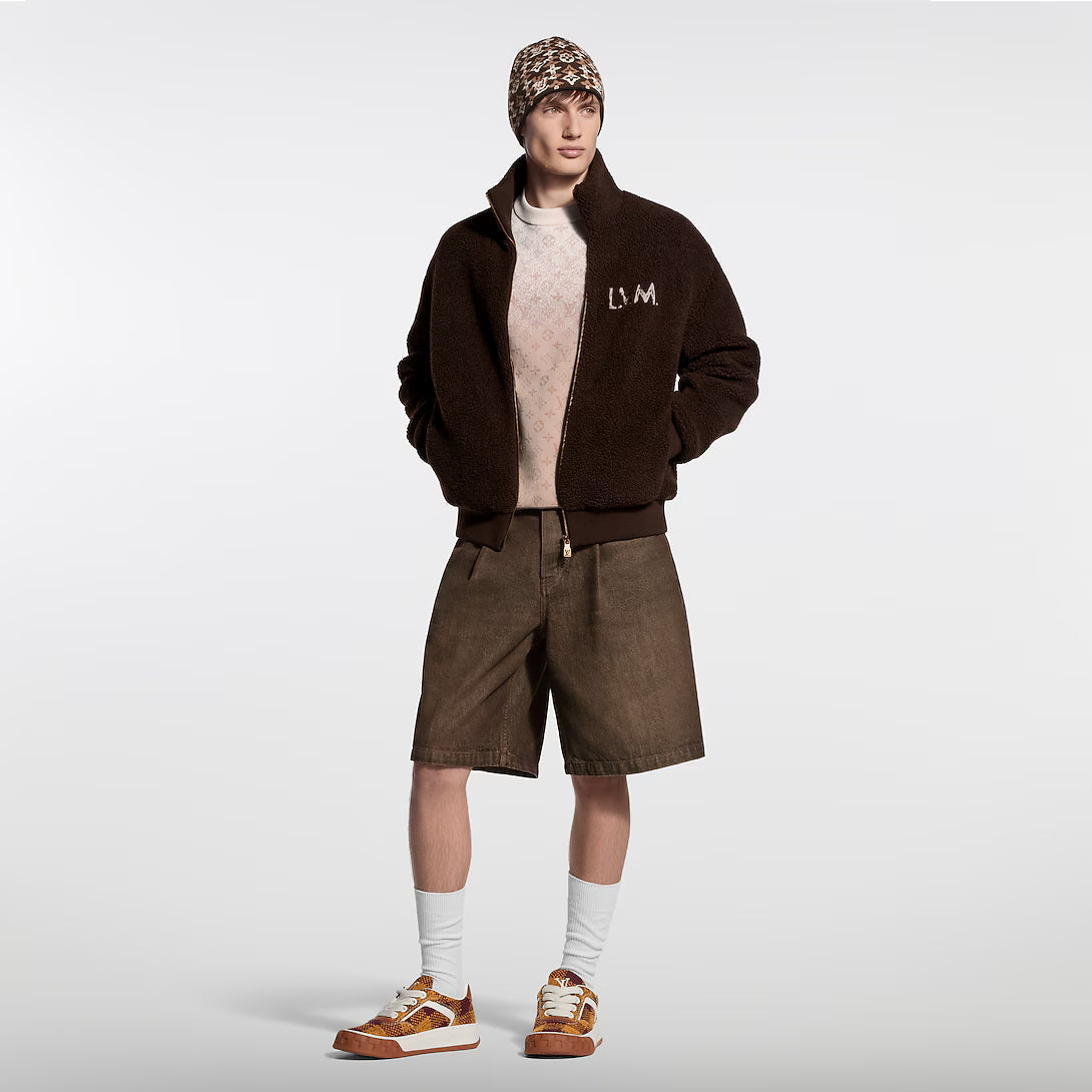 Zippered Fleece Blouson