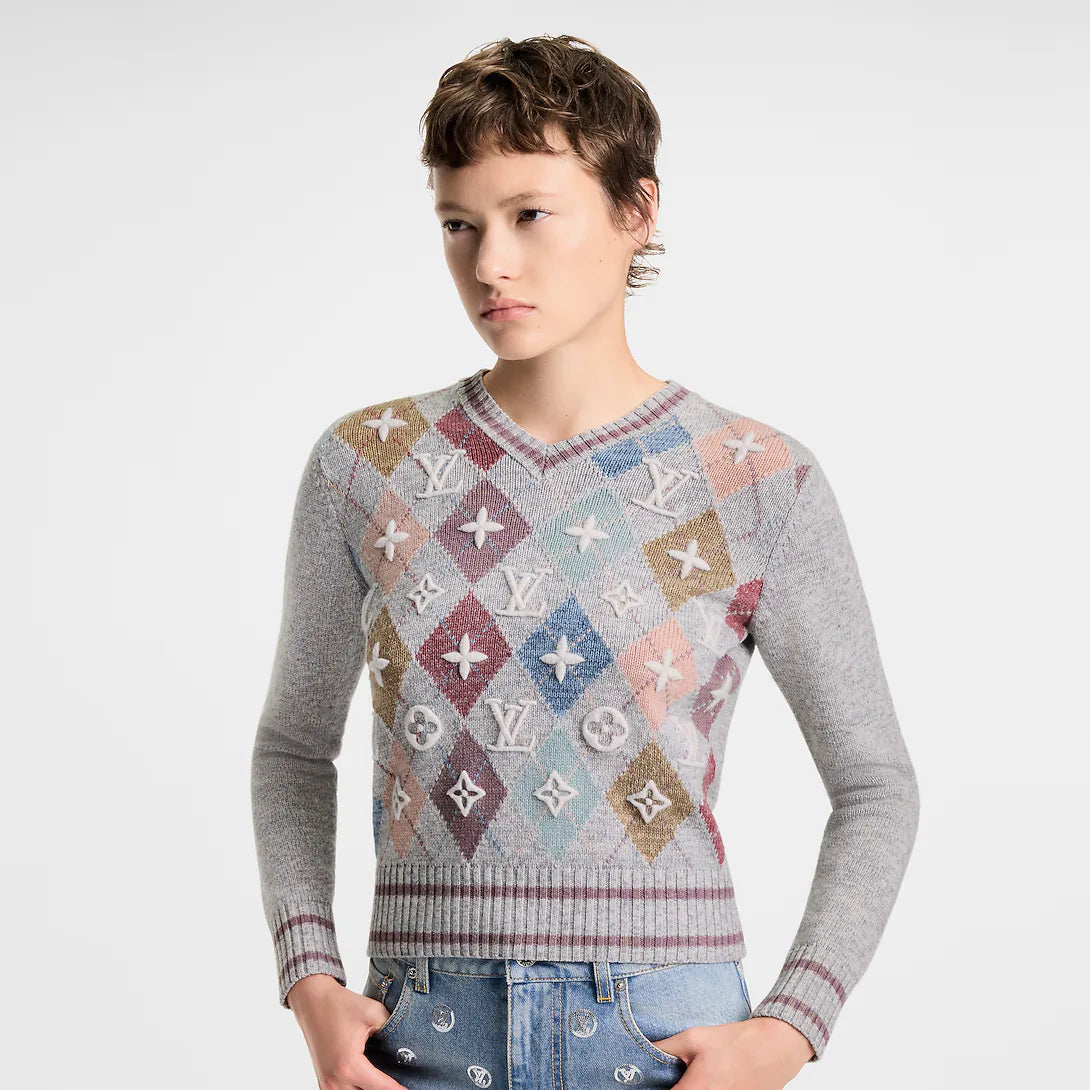 Graphic Signature Knit Pullover