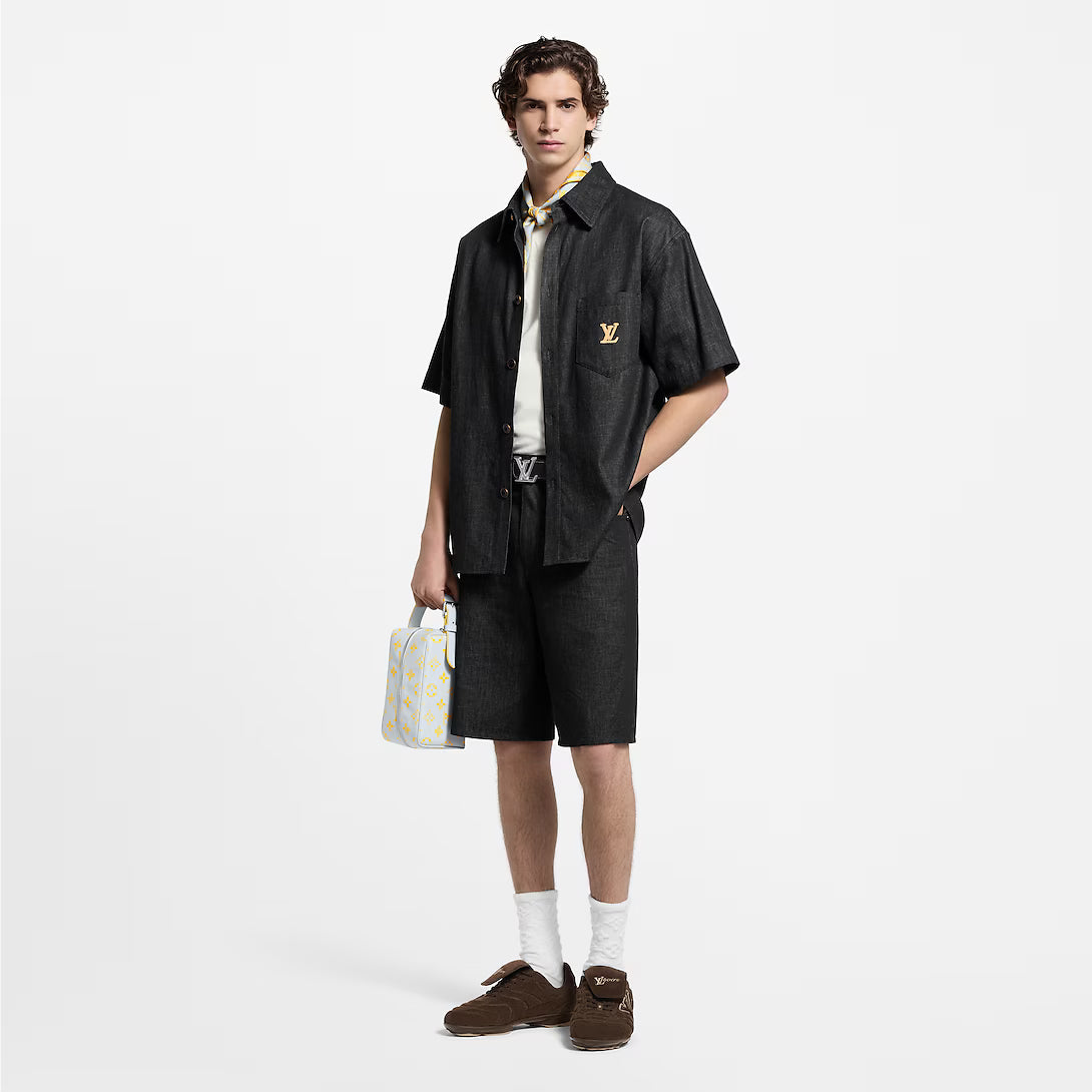 Chambray Shorts