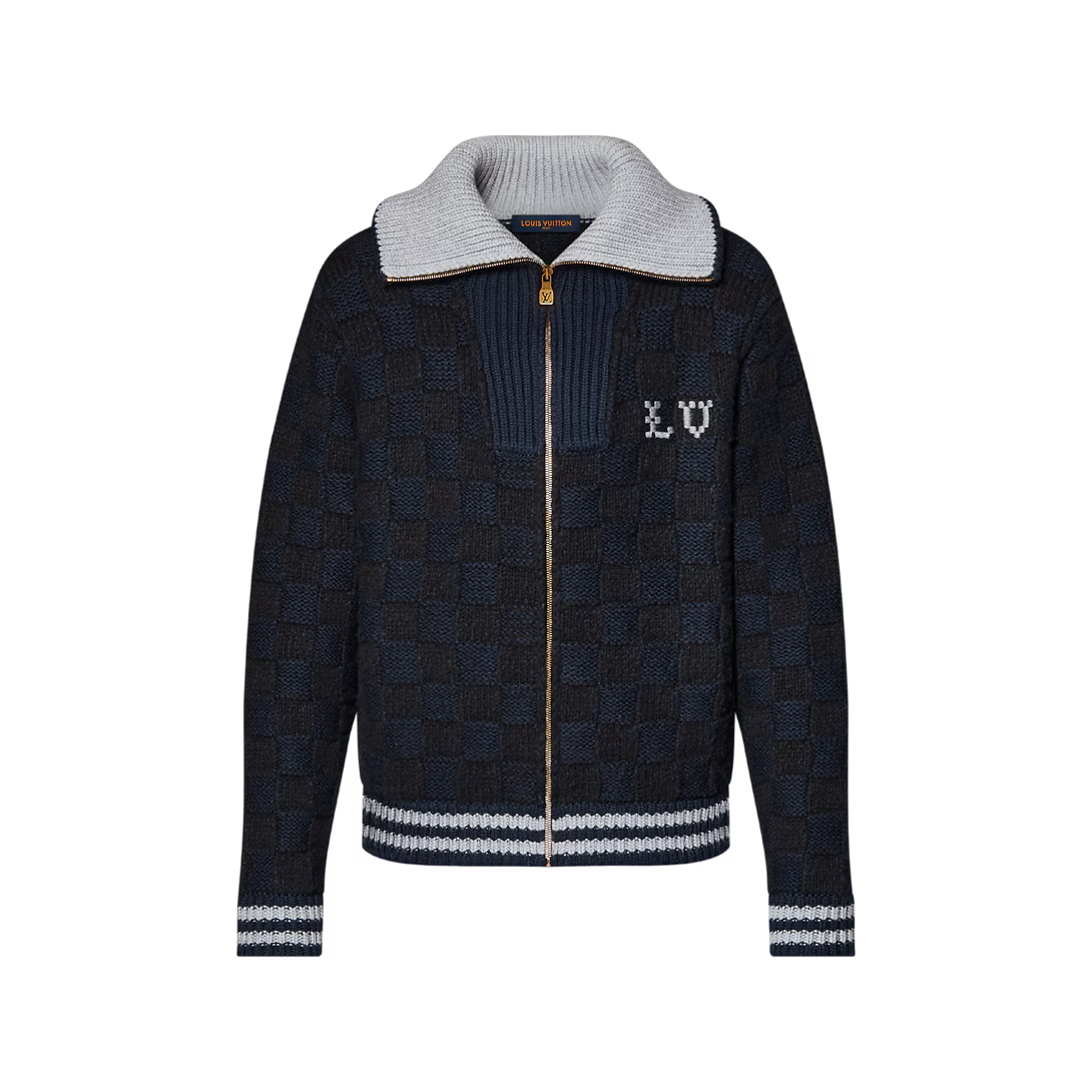 Damier Knit Blouson