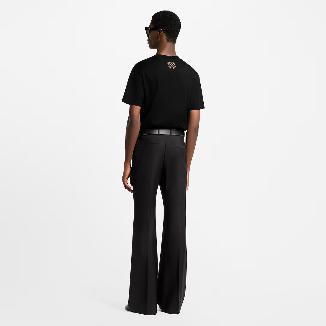 Embellished Damier Pique T-Shirt