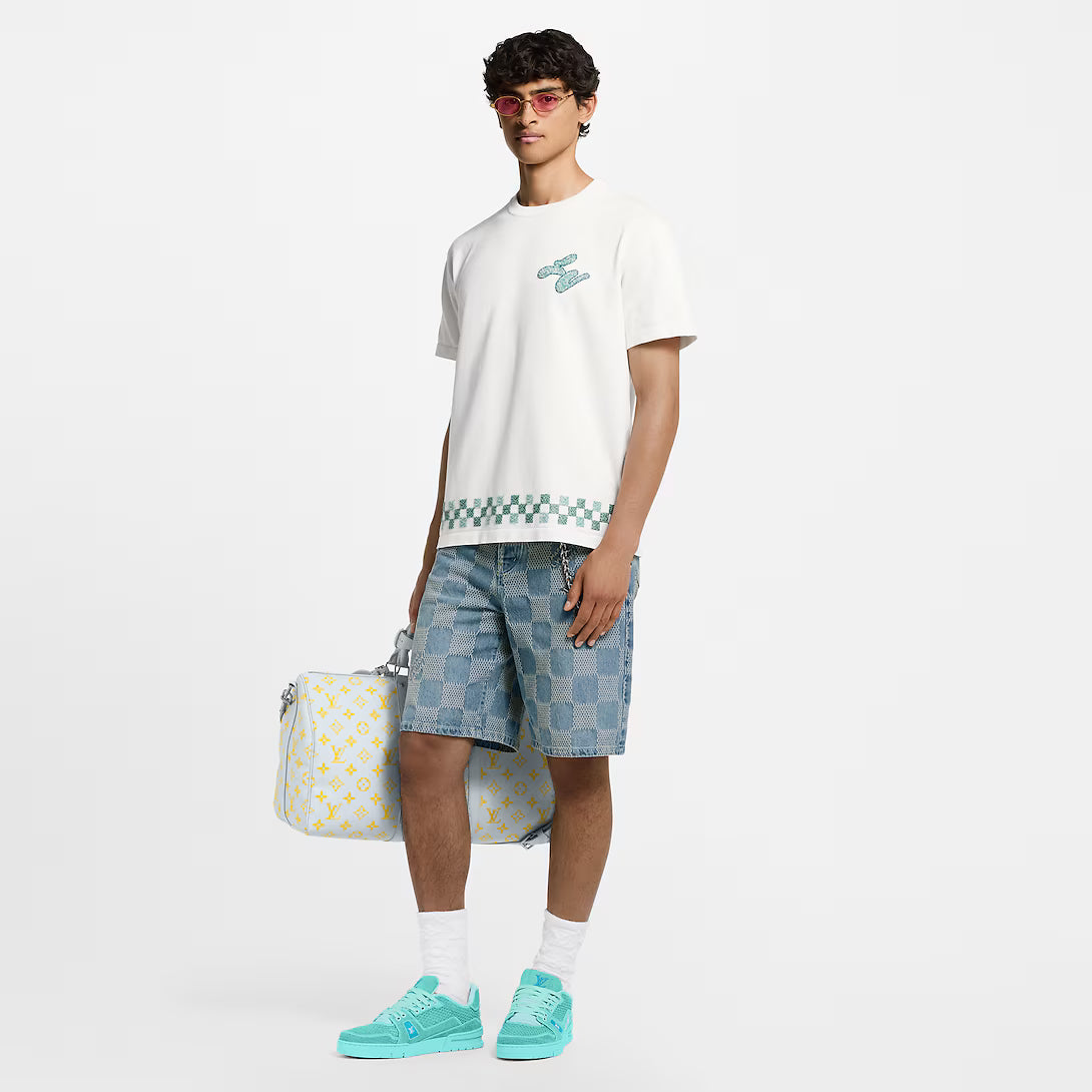 Embellished Short-Sleeved Crewneck