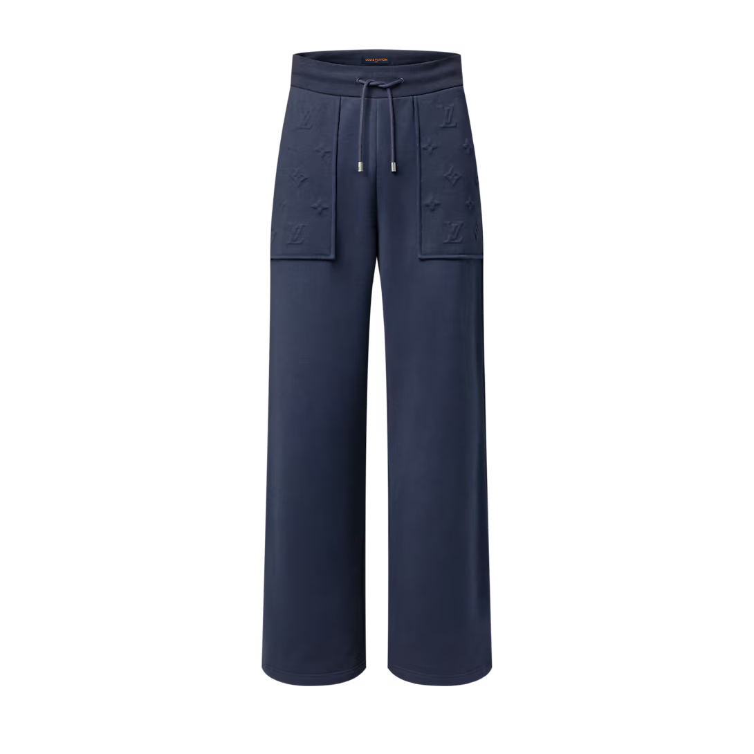 Embossed Signature Detail Pants