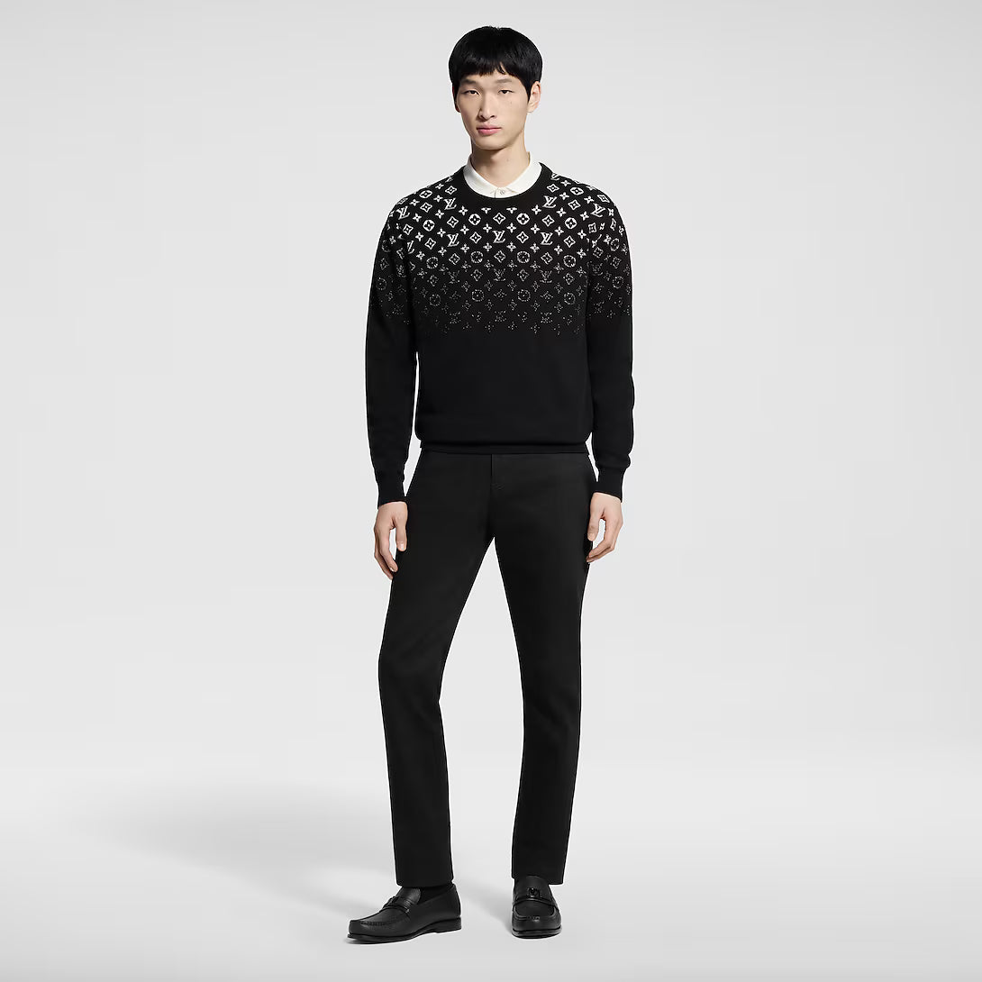 Gradient Cotton Crewneck
