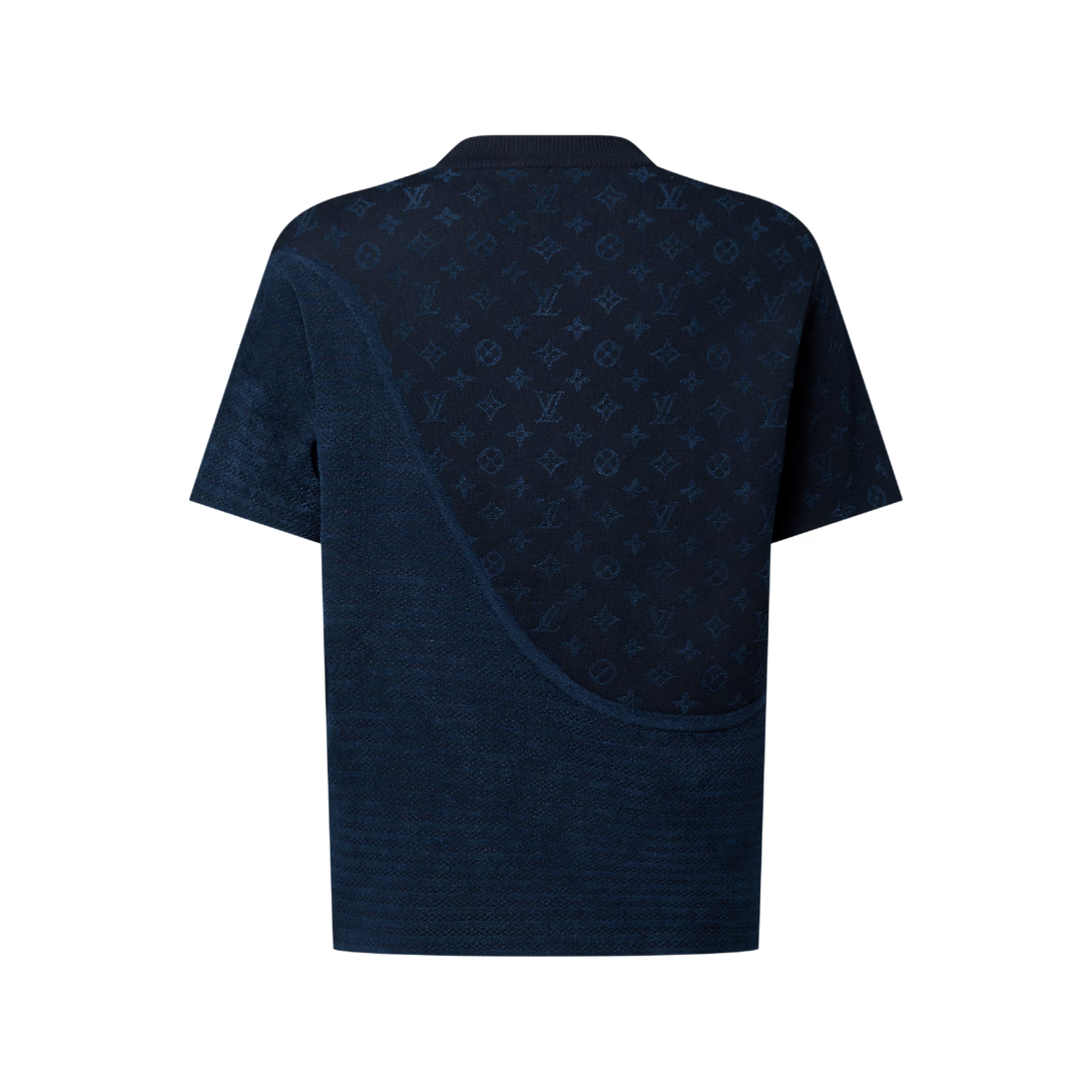 Graphic Jacquard Short-Sleeved Crewneck