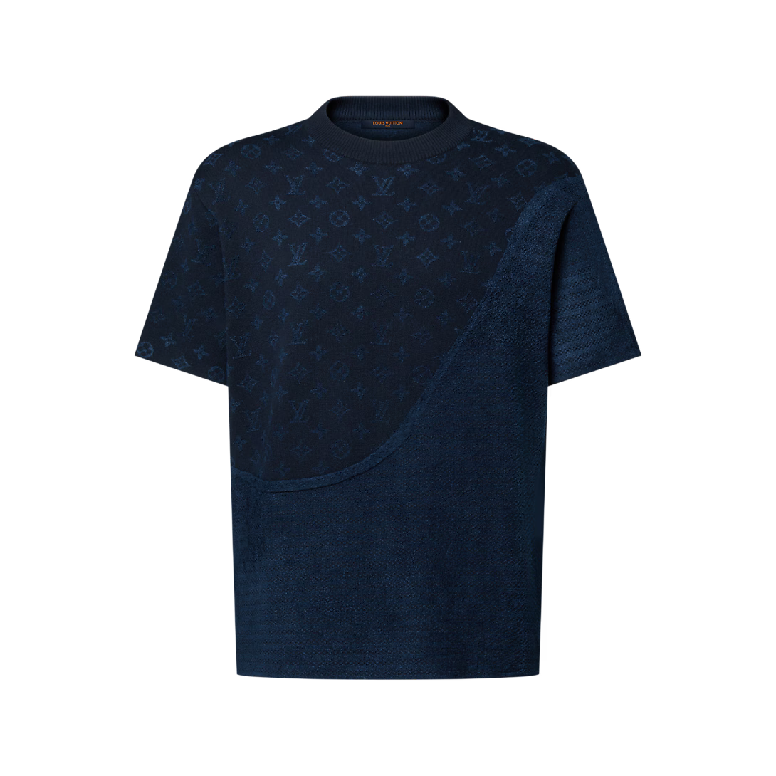 Graphic Jacquard Short-Sleeved Crewneck