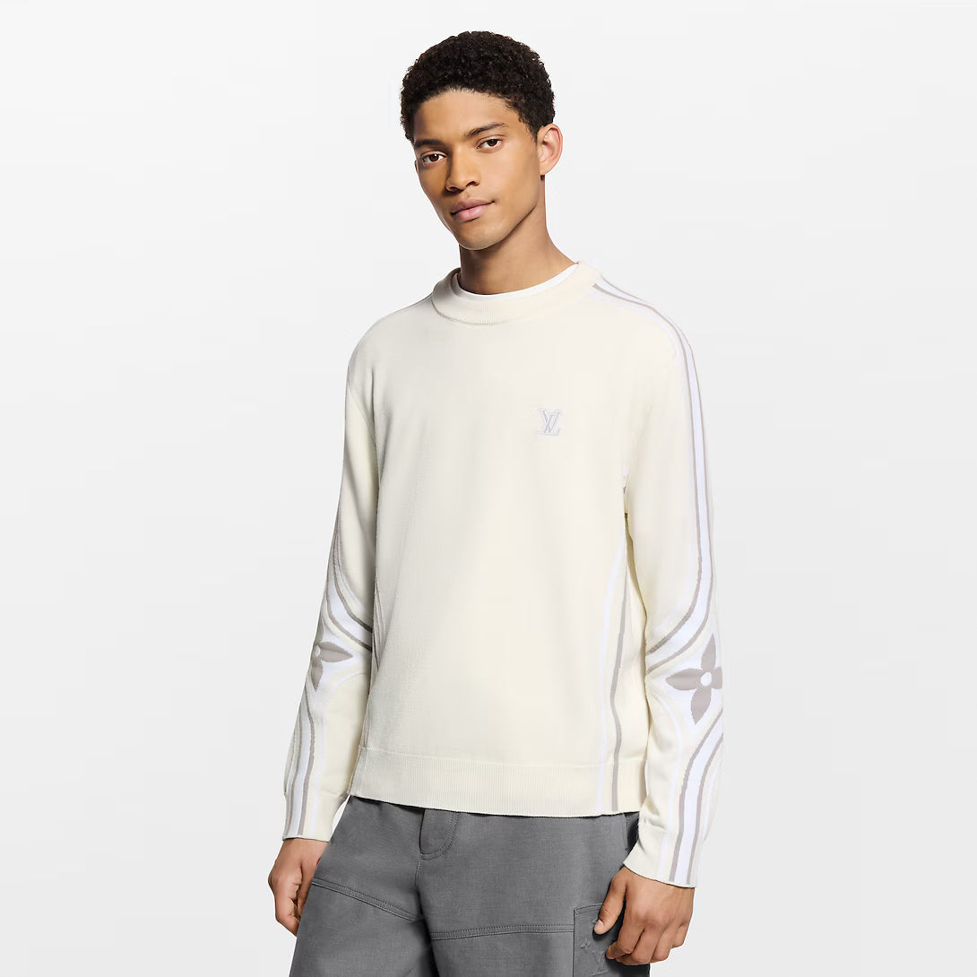 Graphic Knitted Crewneck