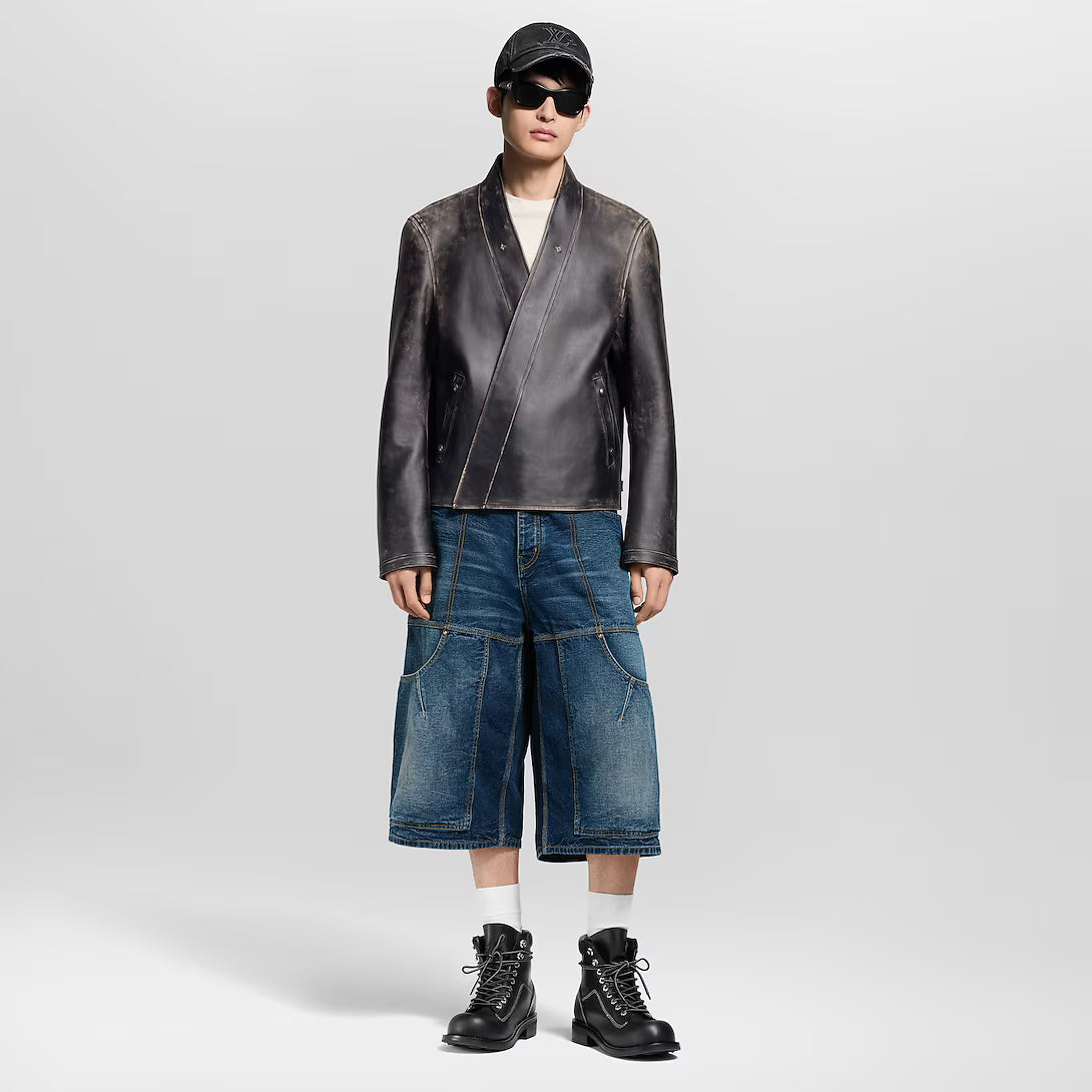 Leather Karate Jacket