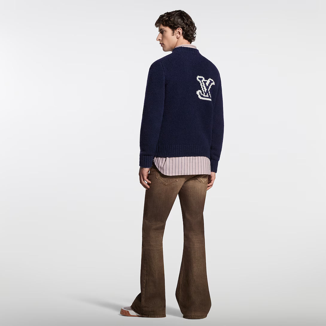 Intarsia Crewneck