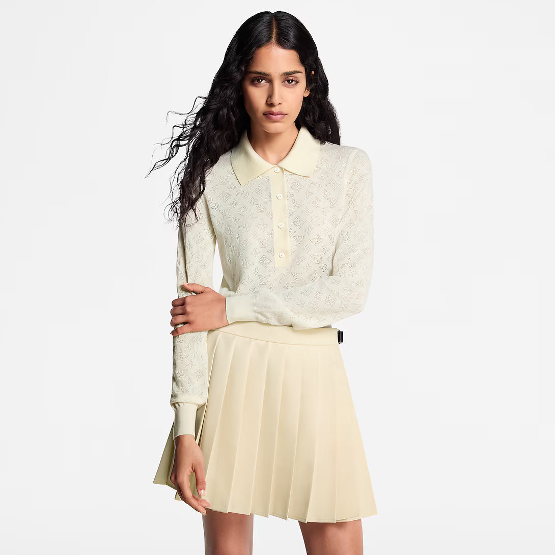 Mahina Long-Sleeved Polo Top