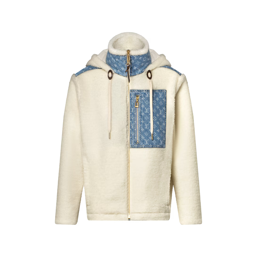 Monogram Accent Fleece Jacket