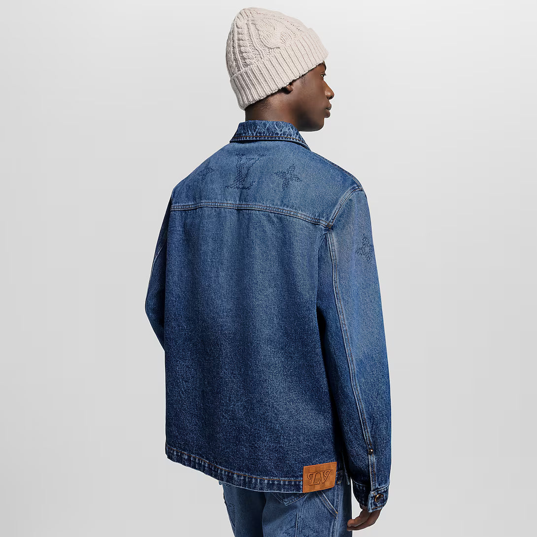 Monogram Denim Workwear Overshirt