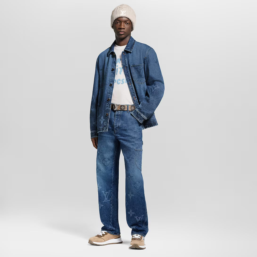 Monogram Denim Workwear Overshirt