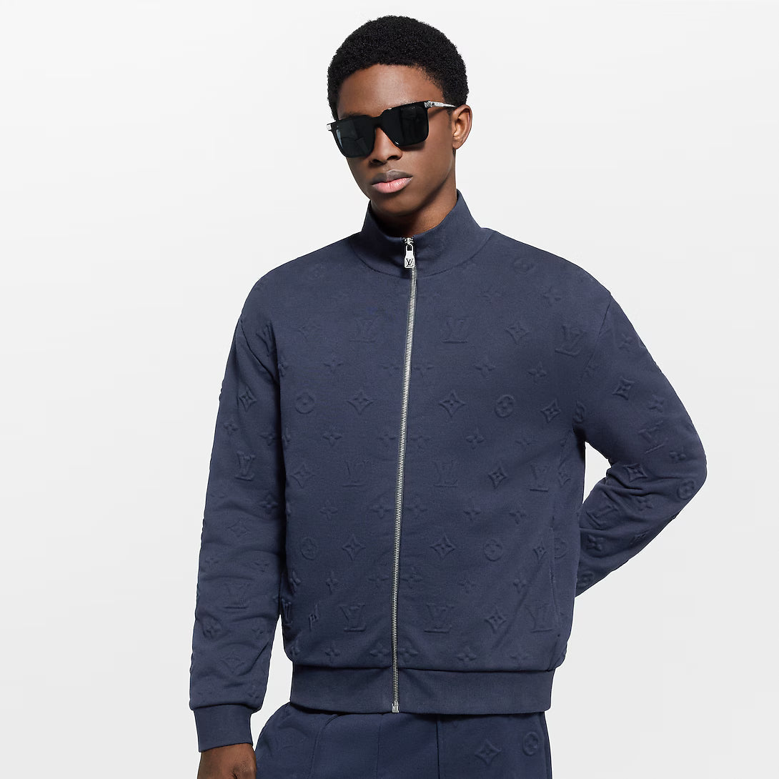 Monogram Embossed Track Top