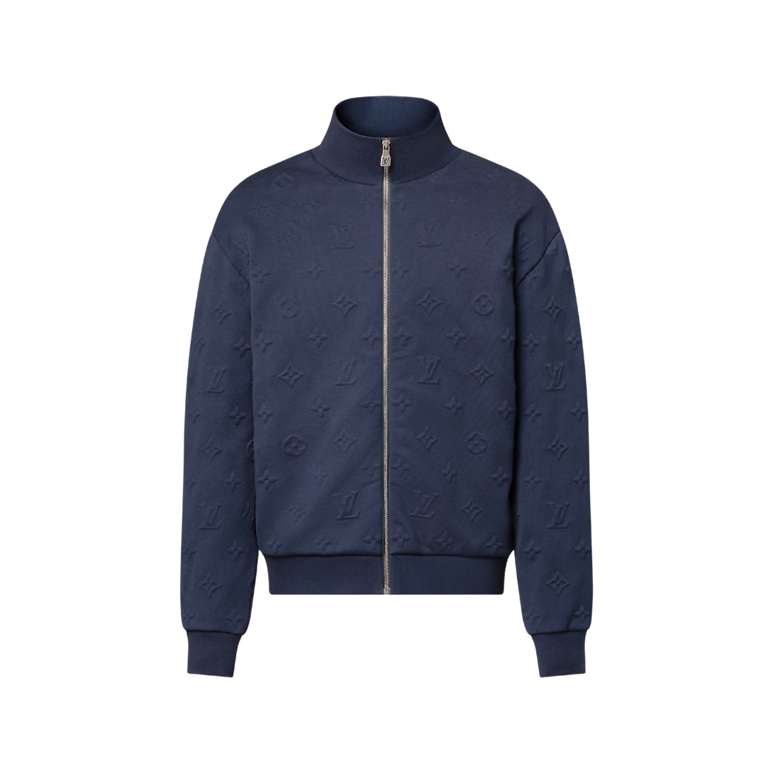 Monogram Embossed Track Top