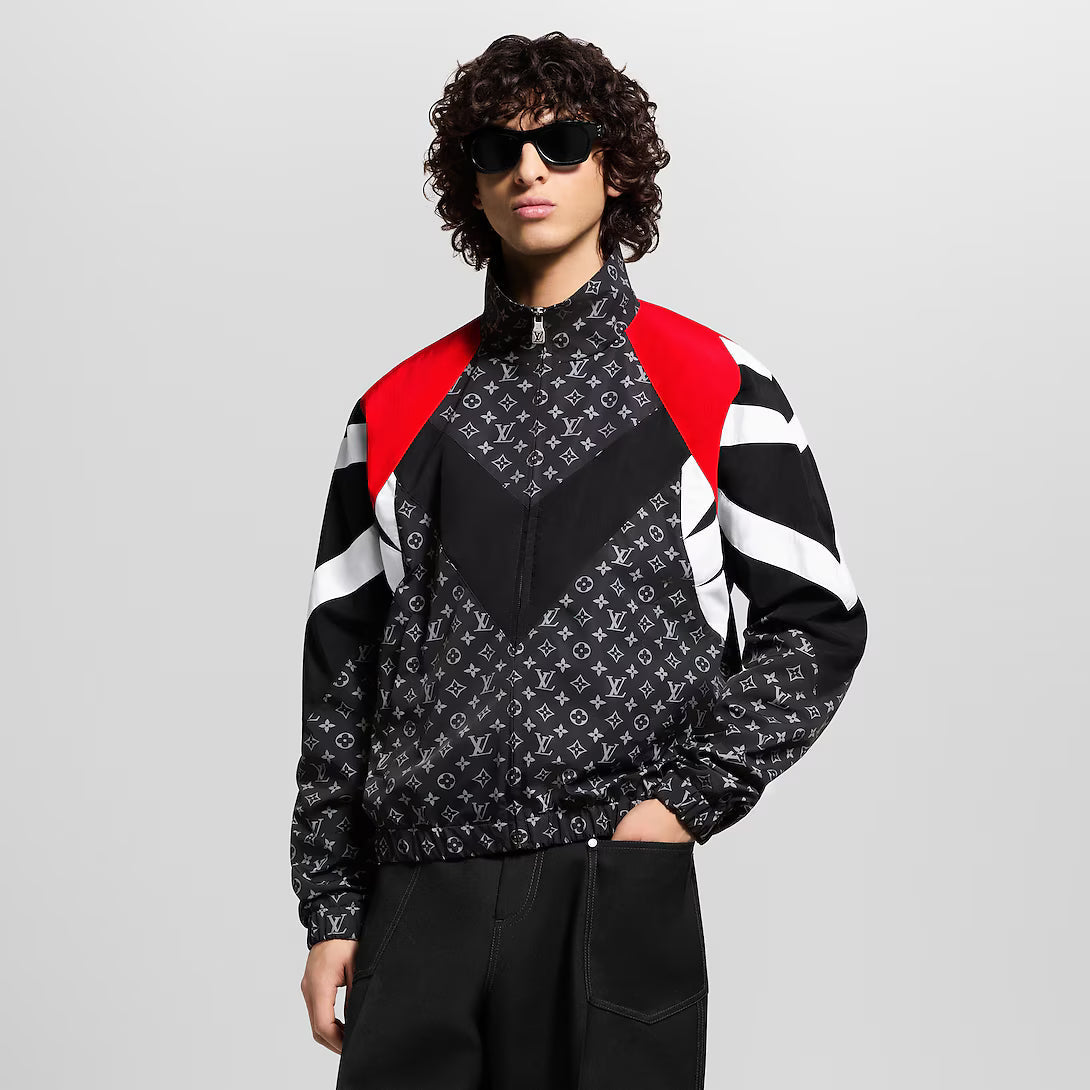 Monogram Printed Nylon Tracksuit Top