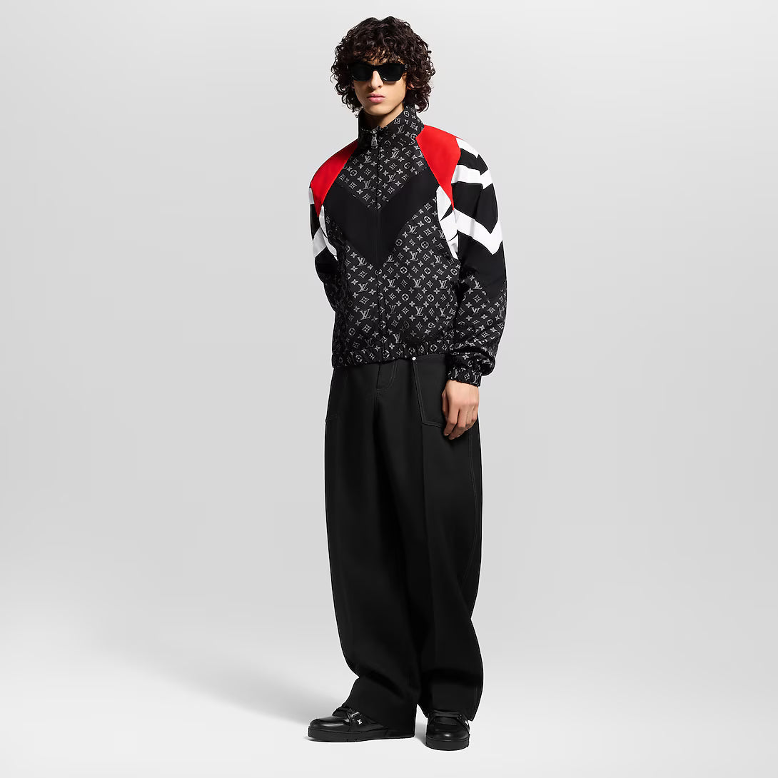 Monogram Printed Nylon Tracksuit Top