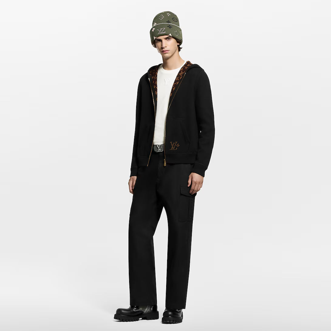 Monogram Reversible Double Face Hooded Blouson