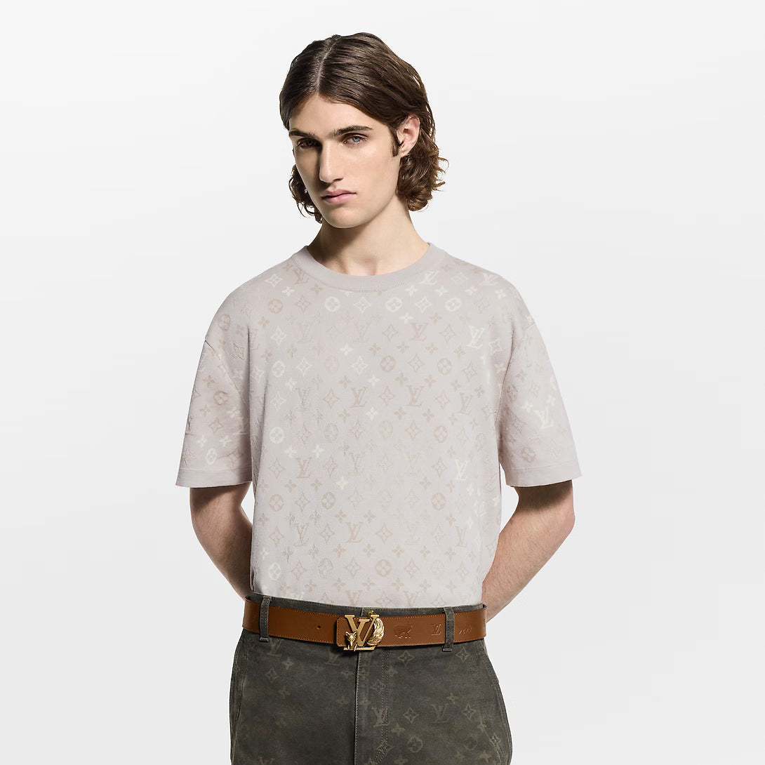 Monogram Short-Sleeved Crewneck
