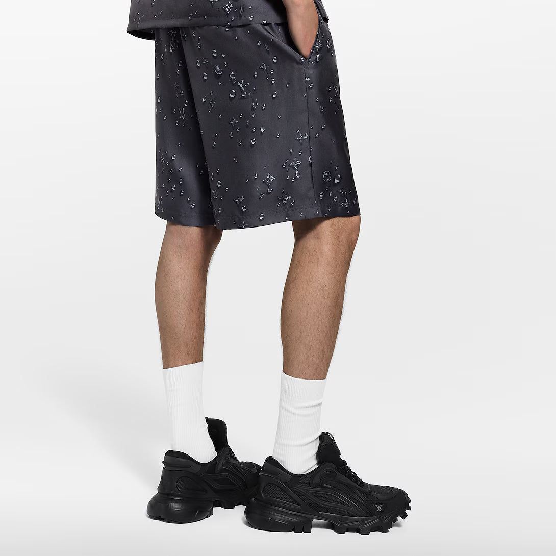 Monogram Silk Shorts