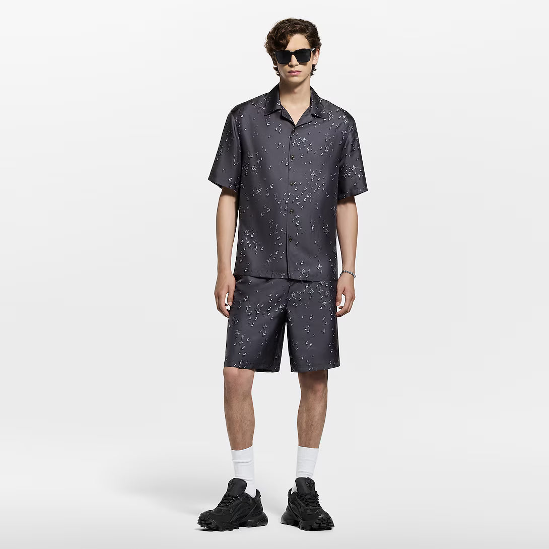 Monogram Silk Shorts
