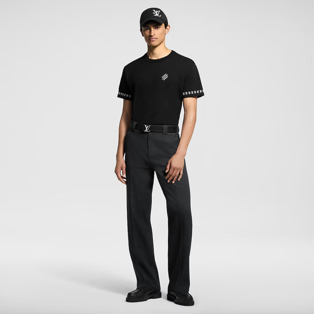 Short-Sleeved Cotton Crewneck