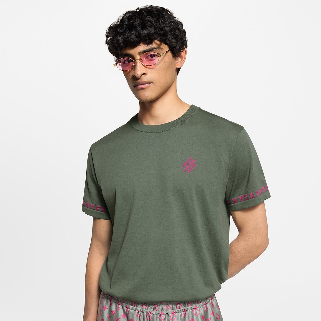 Short-Sleeved Signature Crewneck