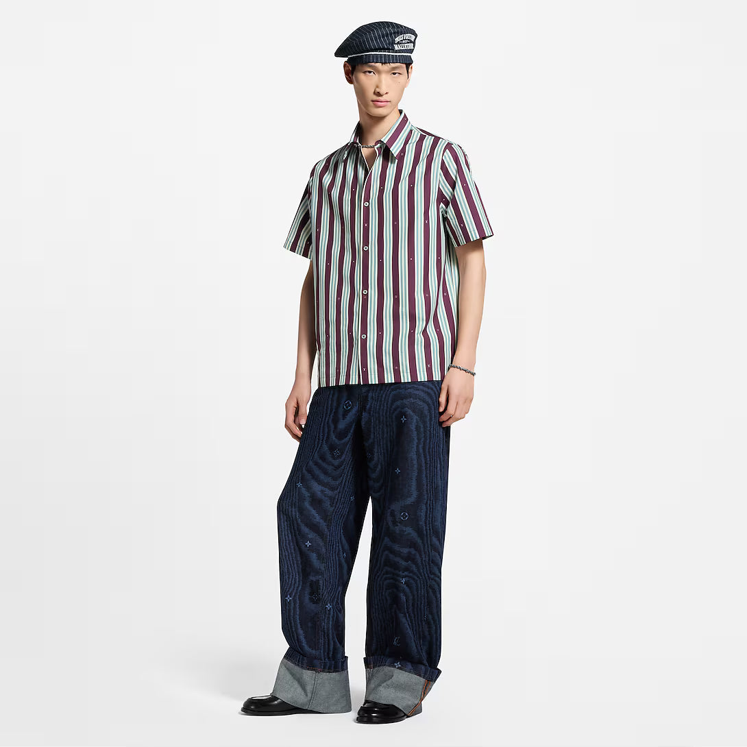Striped Short-Sleeved Shirt